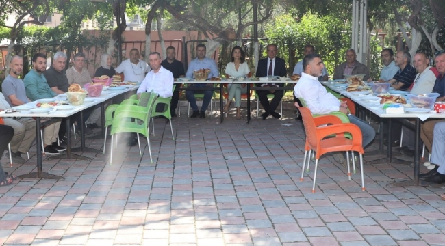 Başkan Akın,hemşeri dernek ve özel güvenlik yetkilileriyle buluştu