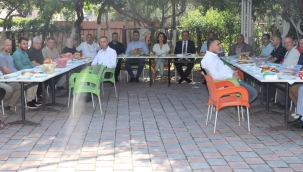 Başkan Akın,hemşeri dernek ve özel güvenlik yetkilileriyle buluştu