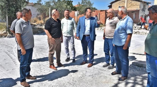Başkan Dutlulu,mahallelerde yapılan çalışmaları denetledi