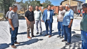 Başkan Dutlulu,mahallelerde yapılan çalışmaları denetledi