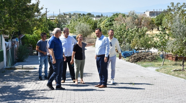 Başkan Dutlulu, Zeytinliova çalışmalarını denetledi