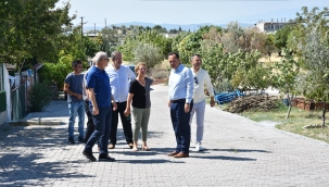 Başkan Dutlulu, Zeytinliova çalışmalarını denetledi