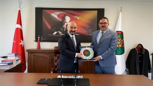 Başkan Rona'ya veda ziyareti