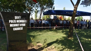 Caddeye şehitin adı verildi