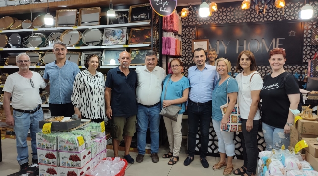 CHP'liler esnafları ziyaret etti