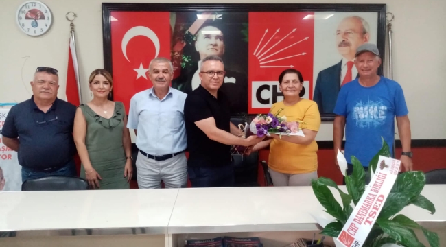 Danimarka CHP yöneticisi Alaşehir'de