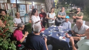 Deva partililer Kolder'de üreticilerle buluştu