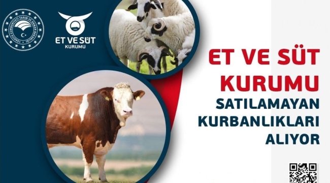 Elde kalan kurbanlıkları Denizli ESK alacak