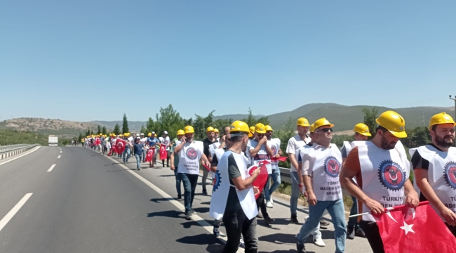 ELİ işcilerine Ankara yolunu Jandarma kapattı