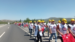 ELİ işcilerine Ankara yolunu Jandarma kapattı