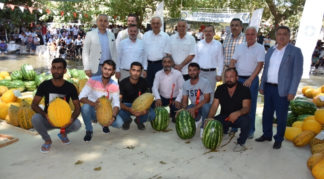 Gölmarmara kavun karpuz festivali yapıldı
