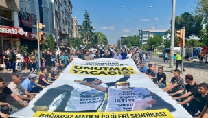 Hak mücadelesinde şehit olan madenciler anıldı