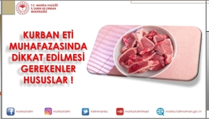Kurban etleri nasıl asaklanır?