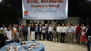 Millet ittifakı üyeleri dayanışma yemeğinde buuştu