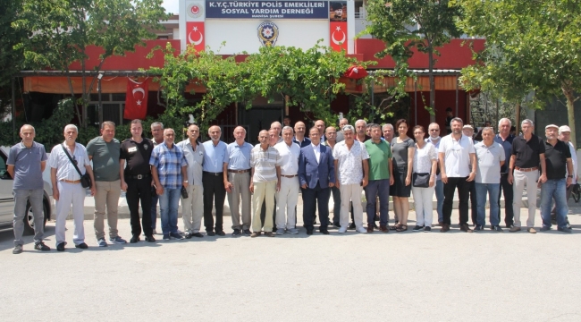 Müdür Uslusoy polis emekliler derneğinde