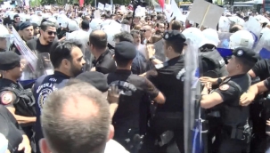 Sağlıkcıların'can güvenliği'eylemi