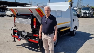 Saruhanlı'da temizlikte çöp taksi hızı