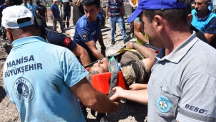 Toprak altından sağ çıkarıldı