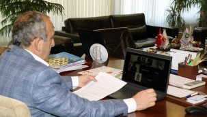 TSO başkanı Yılmaz,ekonomik,ticari ilişkiler istişare toplantısına katıldı