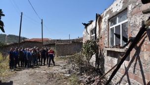 Vali yangın bölgesinde