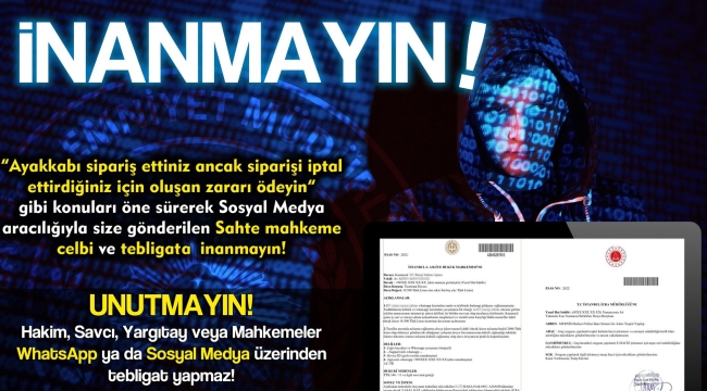Vatandaşlar uyarıldı