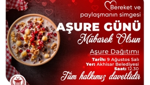Akhisar belediyesinin aşure dağıtımı yarın
