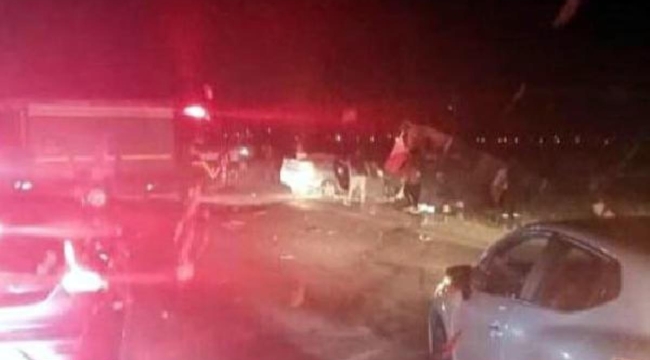 Alaşehir'de kaza 17 işçi yaralandı
