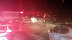 Alaşehir'de kaza 17 işçi yaralandı