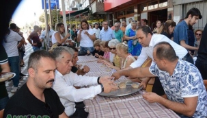 Aşure CHP'den dağıtım millet ittifakından