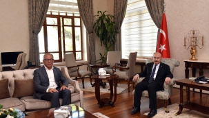 Başkan Akın vali Karadeniz'i ziyaret etti