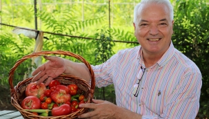  Başkan Bilgin ekti,yetiştirdi,topladı