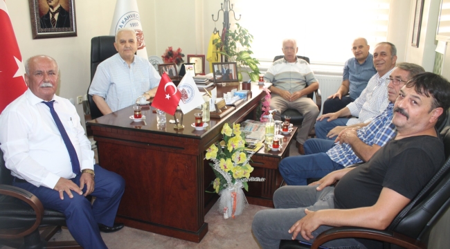 Başkanlar buluştu