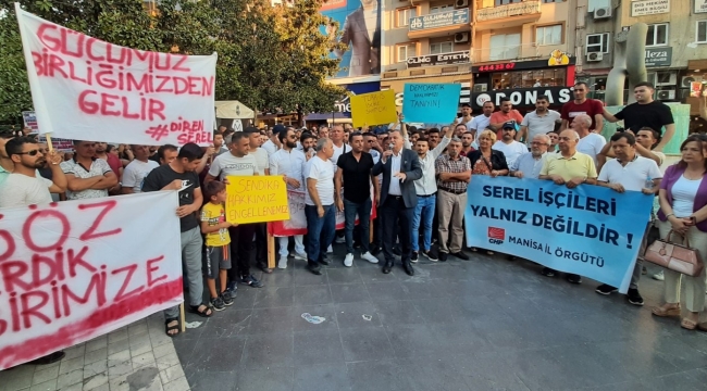 CHP'den işçilere destek