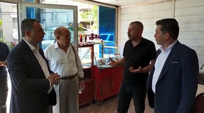 CHP'li Balaban esnaf ve vatandaş bitmiş durumda