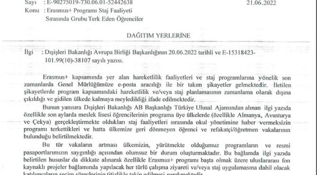 Erasmus'a giden öğrenciler iltica ediyor
