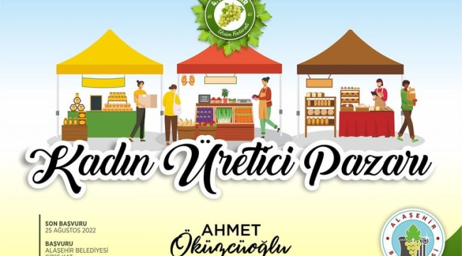 Festivalde il kez kadın üretici pazarı kuruluyor