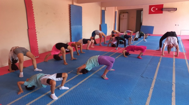 Hem öğreniyorlar hem spor yapıyorlar