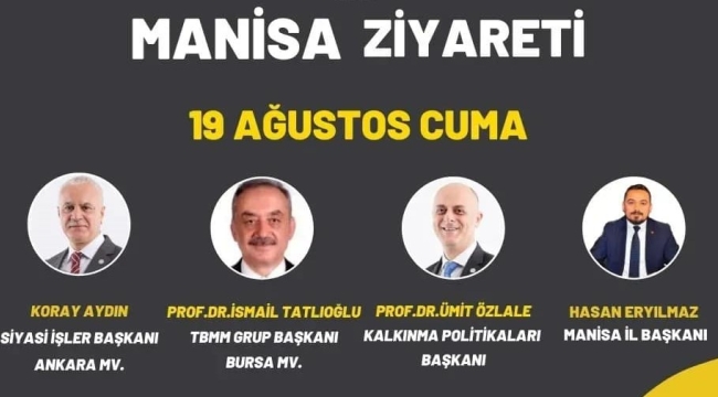 İYi parti üzüm fiyatını Saruhanlı'da açılayacak