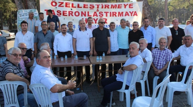 Millet ittifakından maden işçilerine destek ziyareti
