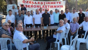 Millet ittifakından maden işçilerine destek ziyareti