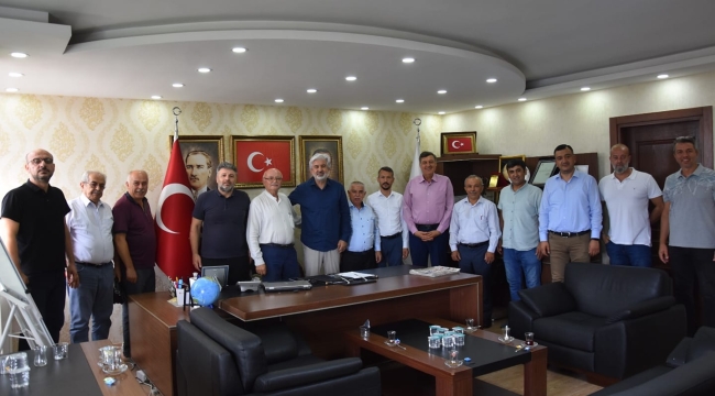 Oda başkanlarından Hızlı'ya ziyaret