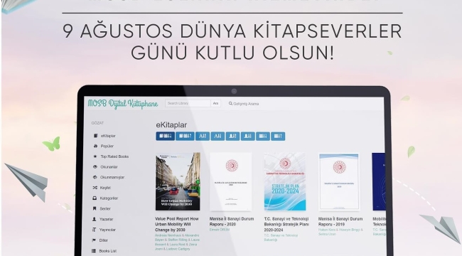 OSB dijital kütüphanesi hizmete girdi