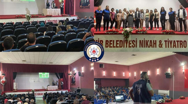 Polisin kadına el kalkmaz çalışması