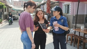 Polisin kadına el kalkmaz çalışması