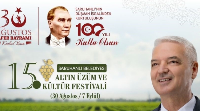 Saruhanlı'da festival zamanı