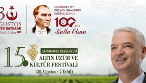 Saruhanlı'da festival zamanı