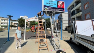 Şehidin ismi ölümsüzleşti