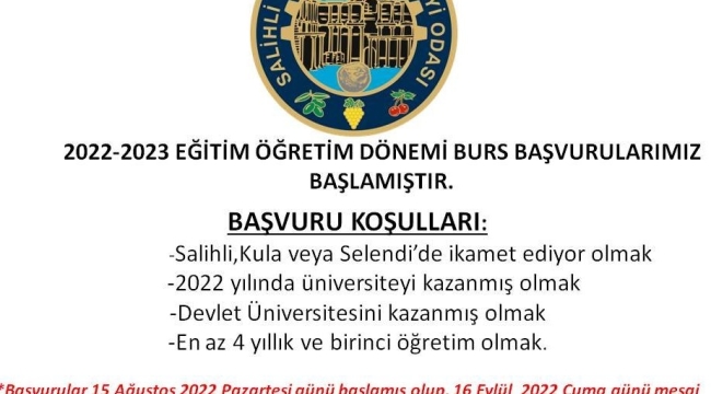 STSO burs başvuruları başladı