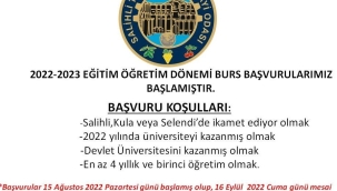STSO burs başvuruları başladı