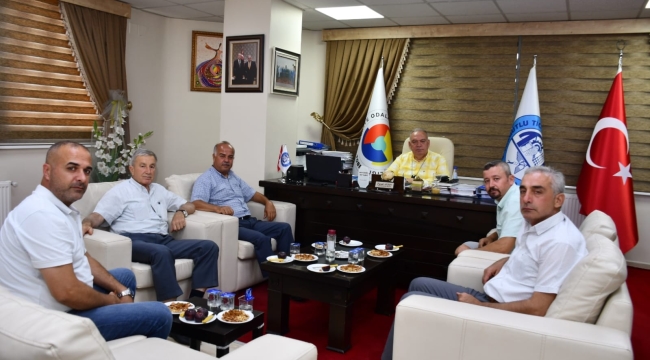 TUTSO başkanını Aydın ziyaretcileri